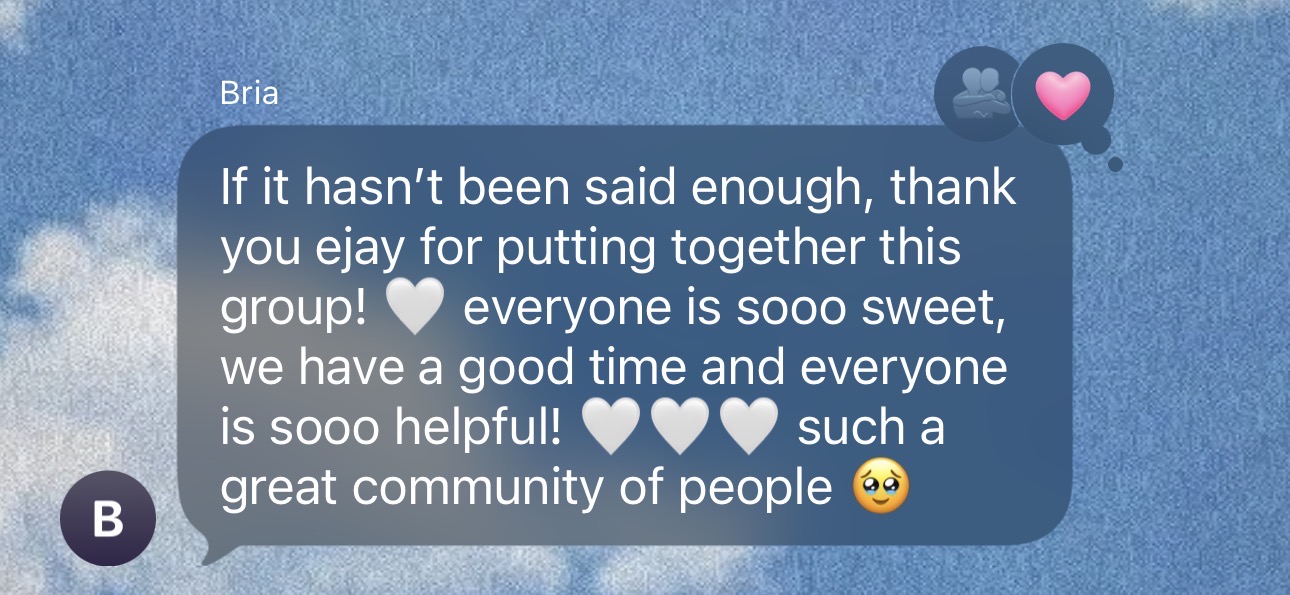 A thank-you message celebrating the 4ThePlot community