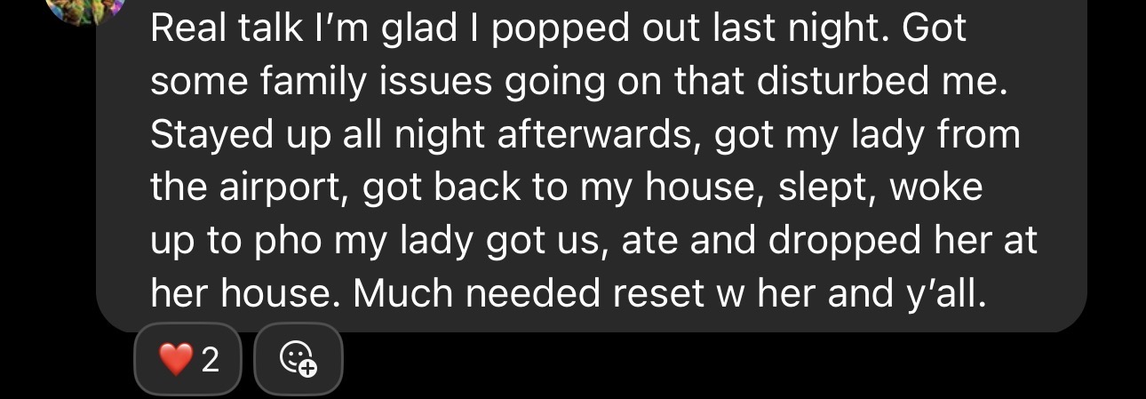 Community message about a much-needed reset